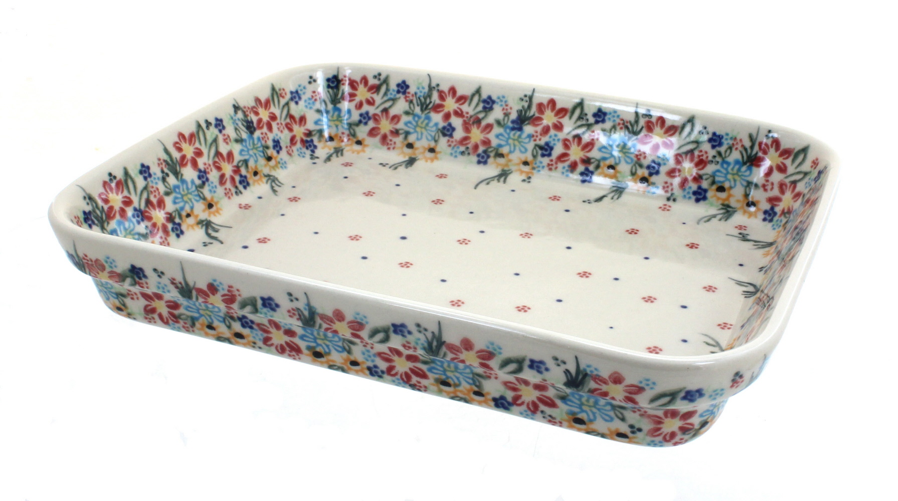 Vena Tara Medium Rectangular Baker Polish Pottery