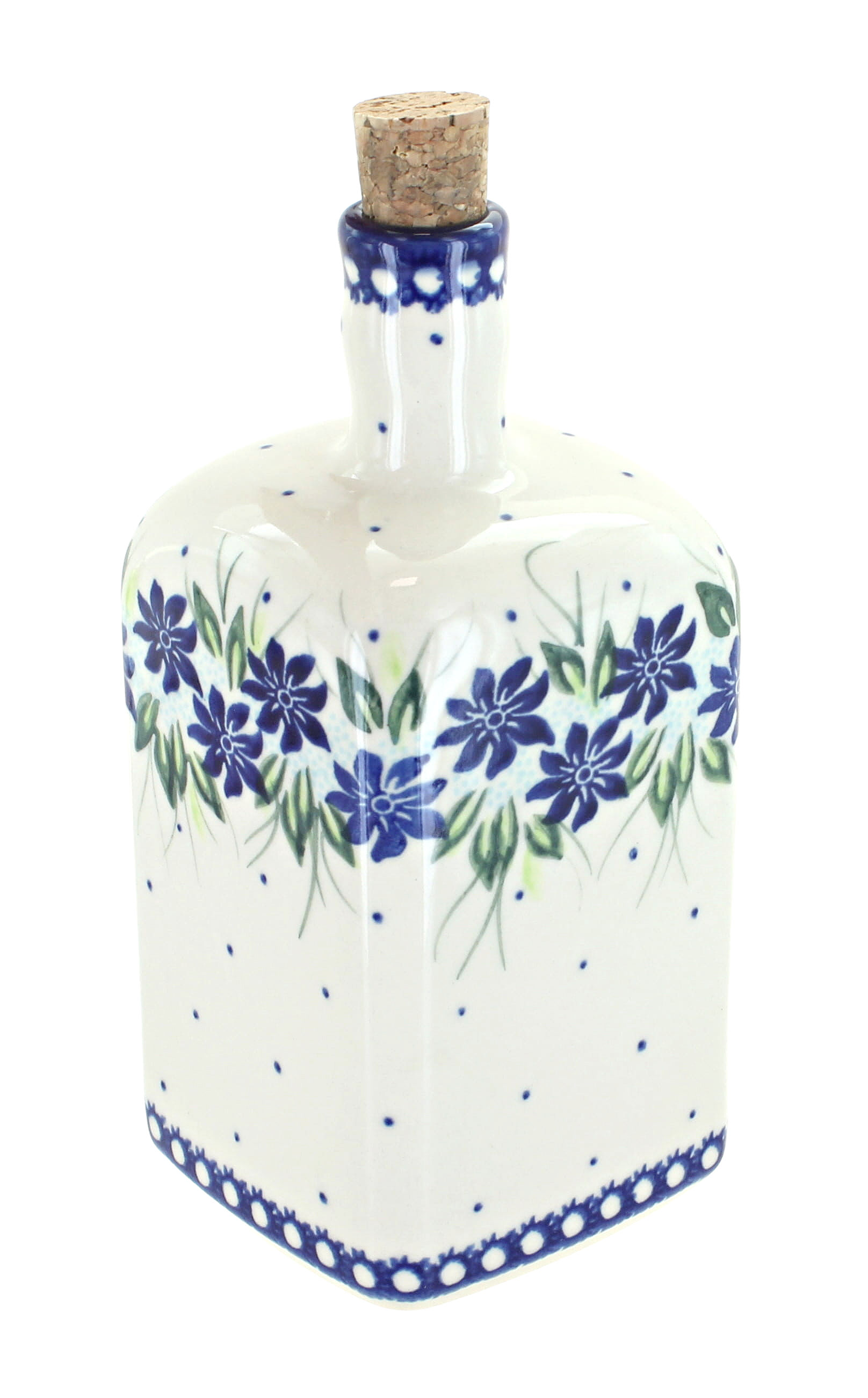 Porcelain Blue & White Leaf Tissue Holder Jar Cover Kleenex Box Keeper Bamboo 