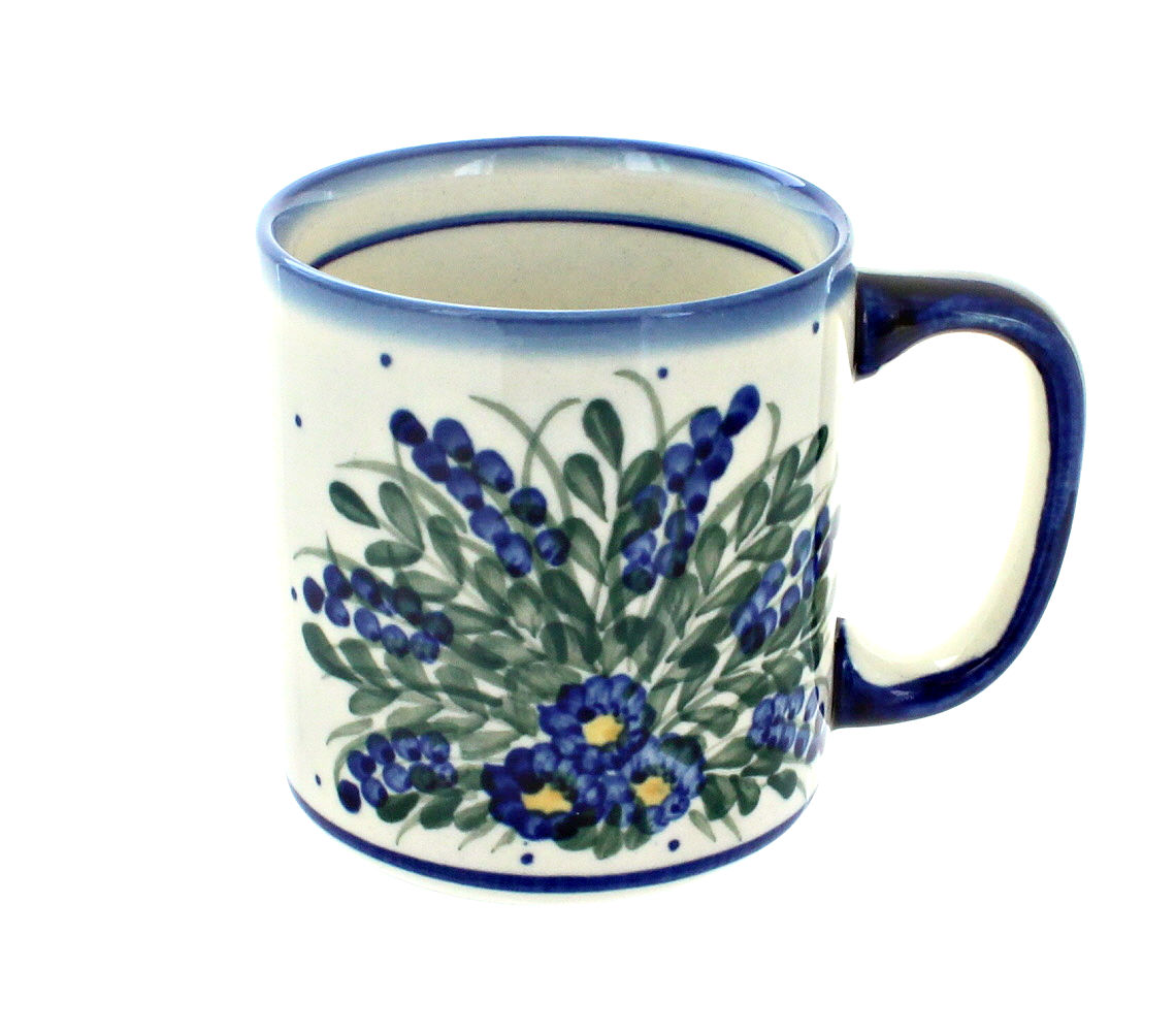 Polish Pottery Hyacinth Coffee Mug