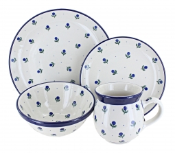 Blueberry 4 Piece Place Setting - Service for 1