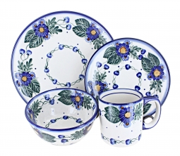 Forget Me Not 4 Piece Place Setting - Service for 1