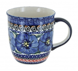 Blue Art Plain Coffee Mug