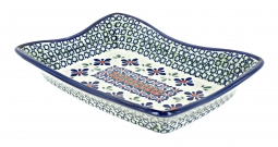 Mosaic Flower Medium Rectangular Tray