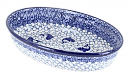 Mosaic Beach Small Oval Baking Dish