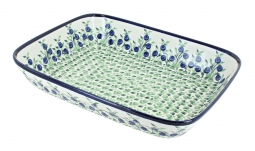 Porcelain Vine Small Rectangular Baker