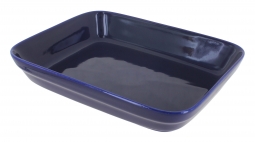 Cobalt Small Rectangular Baker