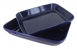 Cobalt Rectangular Baker Set