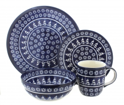 Winter Nights 4 Piece Place Setting - Service for 1