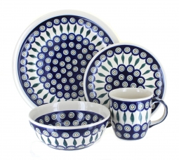 Peacock 4-Piece Place Setting - Service for 1