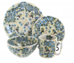Bluebird Garden 4 PC Place Setting - Service for 1