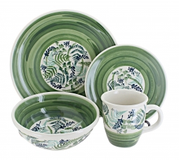 Floating Fern 4 PC Place Setting - Service for 1