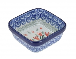 Spring Tulip Small Square Dish
