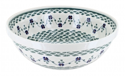 Sage Floral Large Serving Bowl