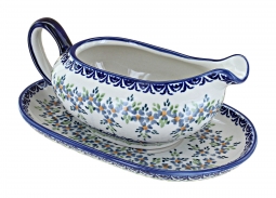 Summer Vine Gravy Boat & Plate