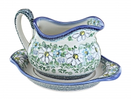 Cherished Blooms Gravy Boat & Plate