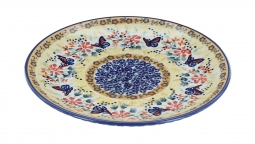 Blue Butterfly Lunch Plate
