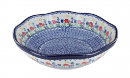 Memory Garden Large Scallop Bowl
