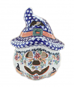 Frightful Friends Small Scarecrow Pumpkin Luminary