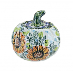 Sunflower Splendor Pumpkin Figurine