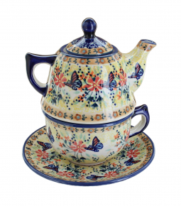 Blue Butterfly Tea for One