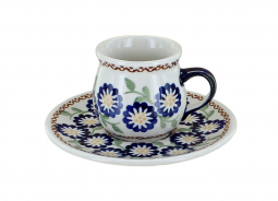 Peach Blossom Espresso Cup & Saucer