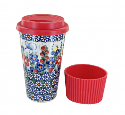 Garden Butterfly Travel Coffee Mug