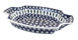 Peacock Large Serving Tray