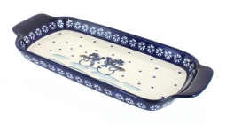 Frosty Friend Bread Tray with Handles