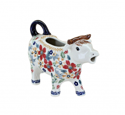 Red Daisy Cow Creamer