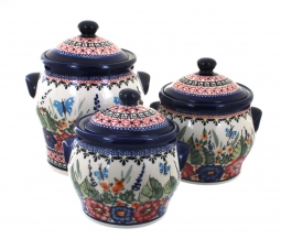 Floral Butterfly Canister Set