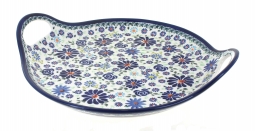 Fantasy Round Serving Tray with Handles
