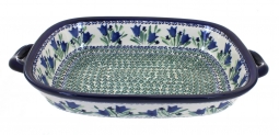 Blue Tulip Large Baker with Handles