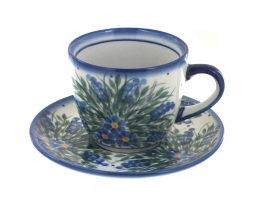 Hyacinth Cup & Saucer
