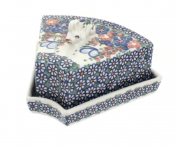 Garden Butterfly Cheese Dish with Mouse