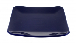 Cobalt Square Dessert Plate