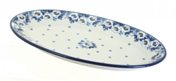 Georgia Blue Oval Platter