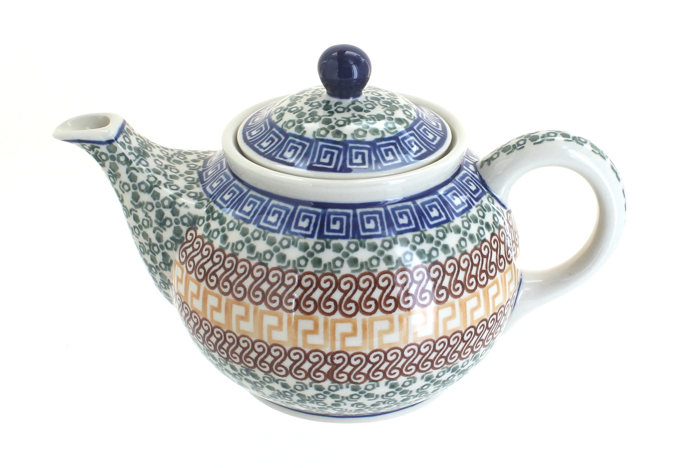 Blue Rose Polish Pottery Athena Small Teapot 680063494116 | eBay