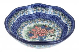 Blush Bouquet Large Scallop Bowl