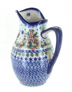 Winter Cardinal Pitcher