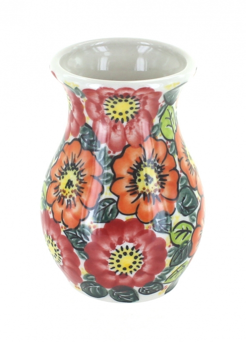 Blue Rose Polish Pottery Ariel Vase 