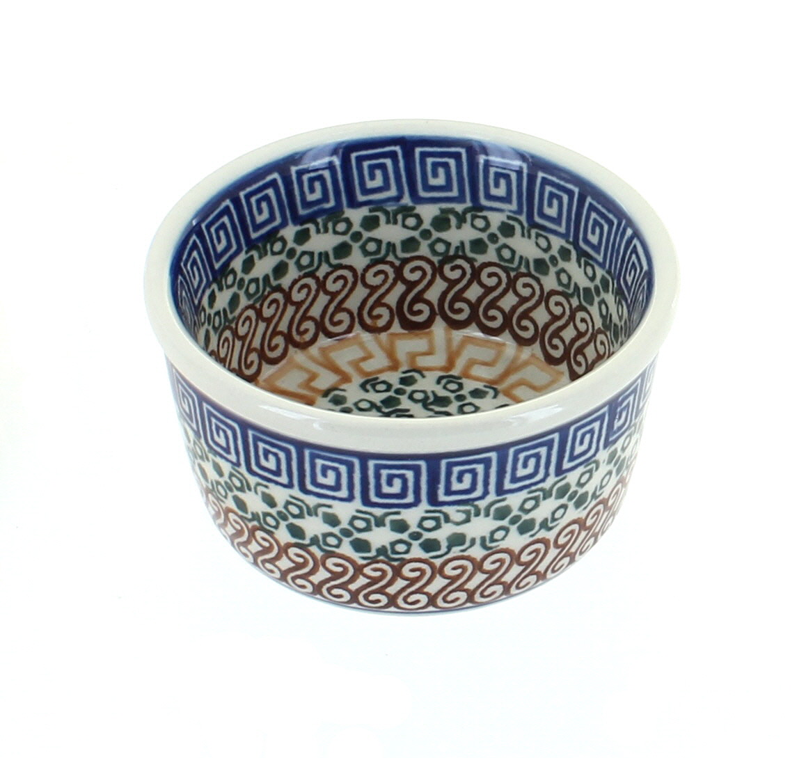 Blue Rose Polish Pottery | Athena Small Deep Ramekin