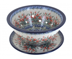 Spring Tulip Berry Bowl & Plate