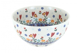 Hearts & Flowers Cereal/Soup Bowl