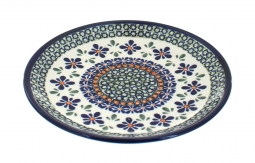 Mosaic Flower Dessert Plate