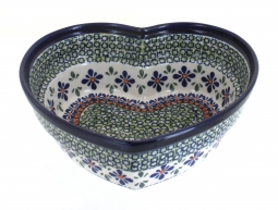 Mosaic Flower Large Heart Bowl