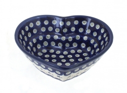 Flowering Peacock Small Heart Bowl