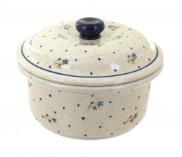 Country Meadow Round Baker with Lid