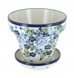 Vintage Violet Small Flower Pot