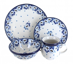 Georgia Blue 16 Piece Dinner Set