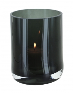 Almost Black Hurricane/Candle Holder